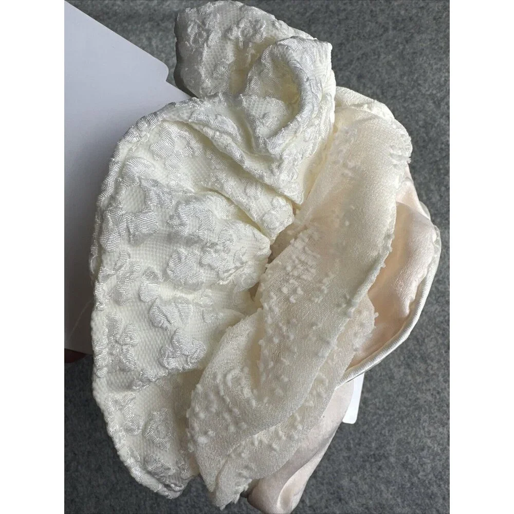 Time And Tru Hair Scrunchie Hair Band Set of 3 Cream Cottagecore Coquette Fairy - Picture 4 of 9